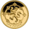 25th Anniversary £1 Gold Lion Rampant
