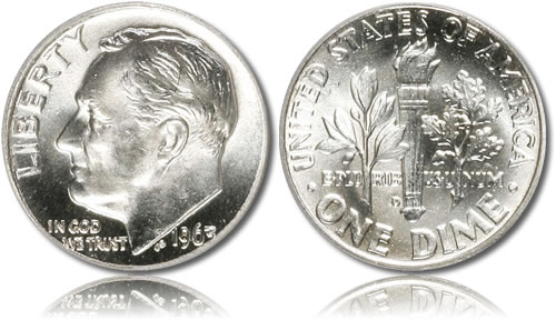 Roosevelt Silver Dime