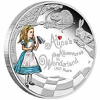 Alice in Wonderland Silver Coin