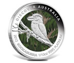 2012 Discover 1/10oz Platinum Kookaburra Coin