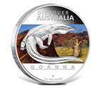 2012 Discover Australia Goanna 1 oz Silver Proof Coin