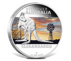 2012 Discover Australia Red Kangaroo 1 oz Silver Proof Coin