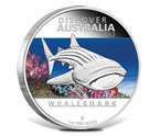 2012 Discover Australia Whale Shark 1 oz Silver Proof Coin
