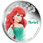 Disney Princess Ariel Silver Coin