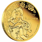 Disney Princess Aurora Gold Coin