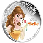 Disney Princess Belle Silver Coin