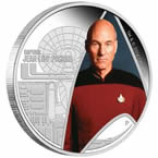 Star Trek Captain Picard Silver Coin