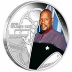 Star Trek Captain Sisco Silver Coin