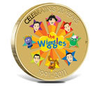 The Wiggles and Characters 20th Birthday $1 Coin The Wiggles and Characters 20th Birthday $1 Coin