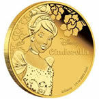 Disney Princess - Cinderella 2015 1/4oz Gold Proof Coin