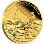 The Land Down Under – Rock Fishing 2014 1/4oz Gold Proof Coin
