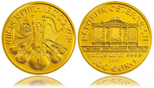 Austrian Vienna Philharmonic Gold Bullion Coin