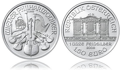 Austrian Vienna Philharmonic Silver Bullion Coin