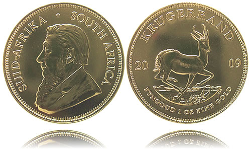 South African Krugerrand Gold Bullion Coin