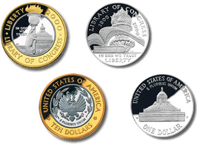 2000 Library of Congress Commemorative Coins