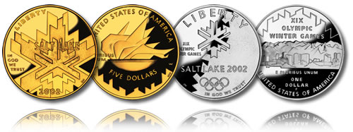 2002 Olympic Winter Games Commemorative Coins (Proof)