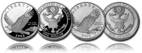 2008 Bald Eagle Silver Dollar (Proof and Uncirculated)