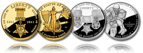 2011 Medal of Honor Commemorative Coins (Proof)
