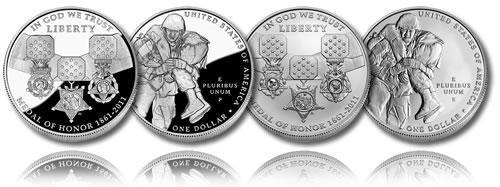 2011 Medal of Honor Silver Dollar (Proof and Uncirculated)
