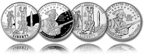 2011 United States Army Half Dollar Coin (Proof and Uncirculated)
