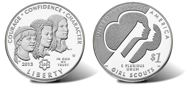 2013-W-Proof-Girl-Scouts-of-the-USA-Centennial-Silver-Dollar
