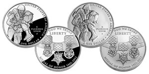 Medal of Honor Silver Dollar Commemorative Coins