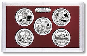 2010 America the Beautiful Quarters Silver Proof Set