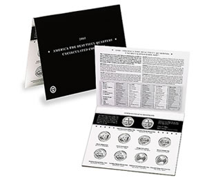 2011 America the Beautiful Quarters Uncirculated Coin Set