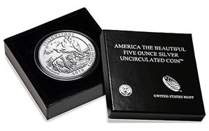 Yellowstone ATB 5 oz Silver Uncirculated Coin
