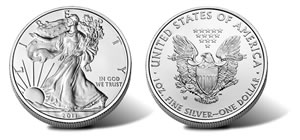 2011-W Uncirculated American Silver Eagle Coin