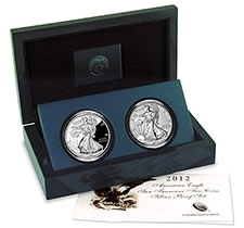 2012 American Silver Eagle San Francisco Two-Coin Set