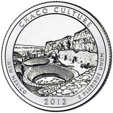 2012 Chaco Culture National Historical Park Quarter