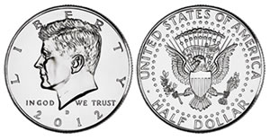 2012 Kennedy Half Dollar