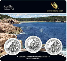 13th America the Beautiful Quarters Three-Coin Set