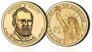 Ulysses S. Grant Presidential $1 Coin
