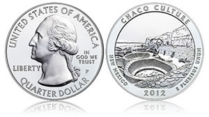 2012-P Chaco Culture 5 Ounce Silver Uncirculated Coin