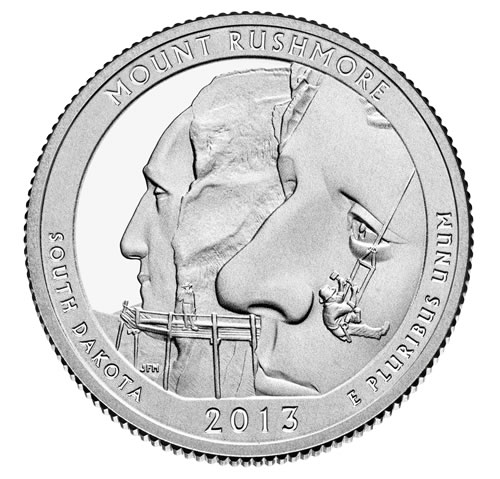 Image of Mount Rushmore National Memorial Quarter