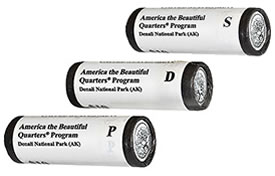 Three-Roll Set of 2013 America the Beautiful Quarters