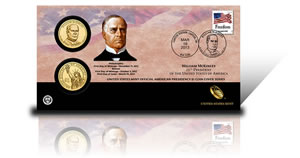 25th Presidential Dollar Coin Cover