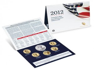 2012 United States Mint Annual Uncirculated Dollar Coin Set
