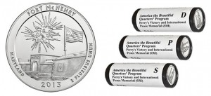 2013 ATB Fort McHenry National Monument Quarters and Coins 