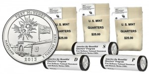 Starting Sales of 2013 Fort McHenry Quarters vs. Past ATB Quarters