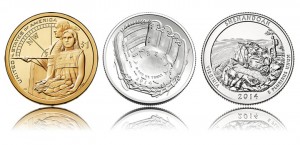 2014 Baseball Coins, Shenandoah Quarters in March Product Schedule