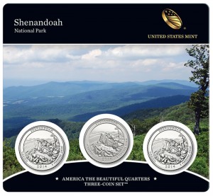 22nd America the Beautiful Quarters Three-Coin Set 22nd America the Beautiful Quarters Three-Coin Set