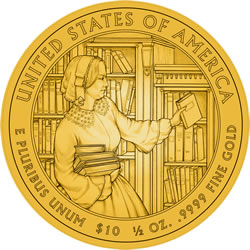 Abigail Fillmore First Spouse Gold Coin Reverse Design Abigail Fillmore First Spouse Gold Coin Reverse Design