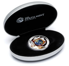 First Space Shuttle Silver Proof Orbital Coin Packaging