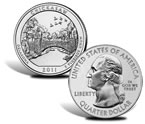 Chickasaw National Recreation Area Silver Uncirculated Coin