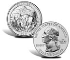 Glacier National Park Silver Uncirculated Coin