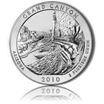 Grand Canyon National Park Silver Uncirculated Coin
