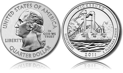 Vicksburg National Military Park Silver Uncirculated Coin